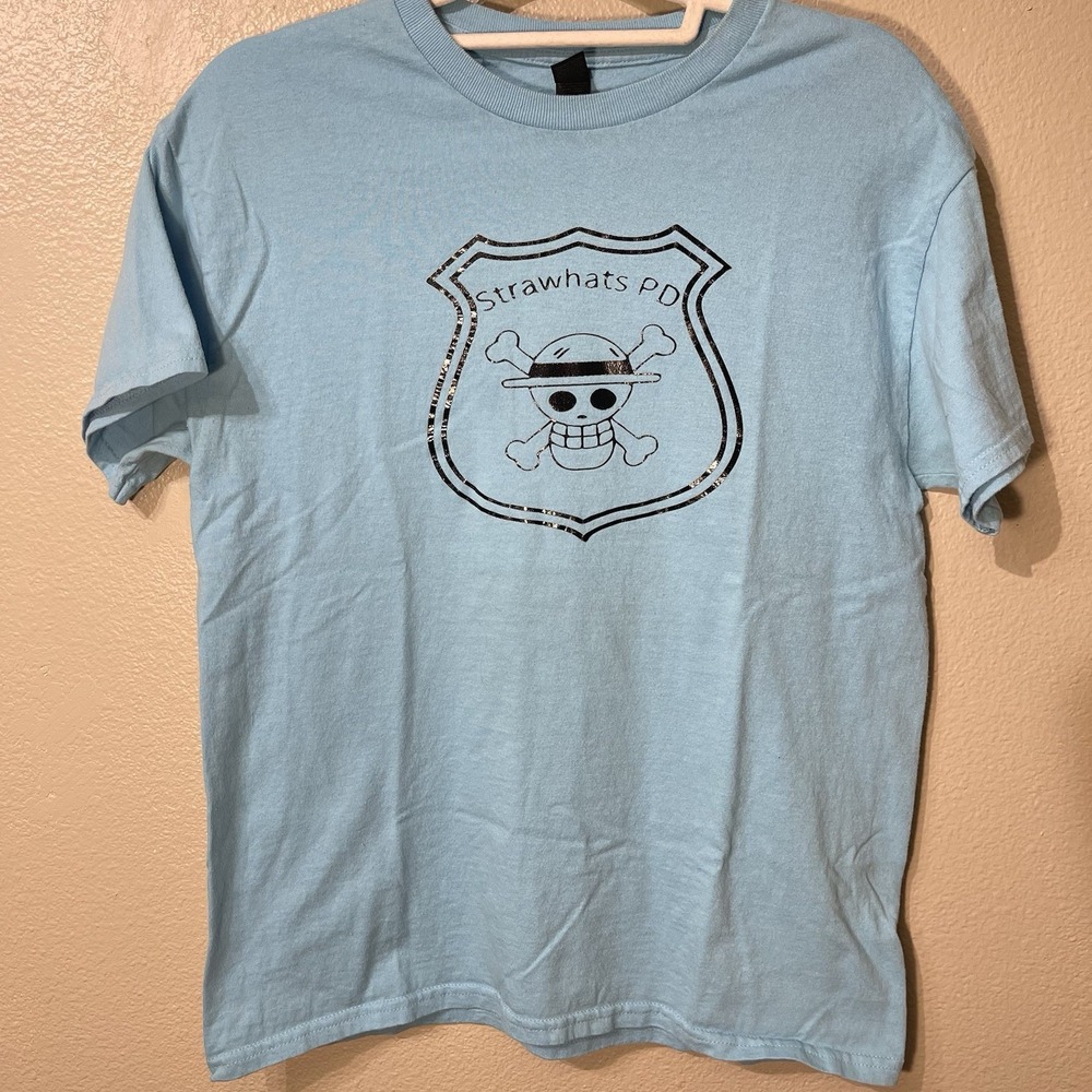One Piece Anime‎ T-shirt Strawhats PD  Kid's Size M